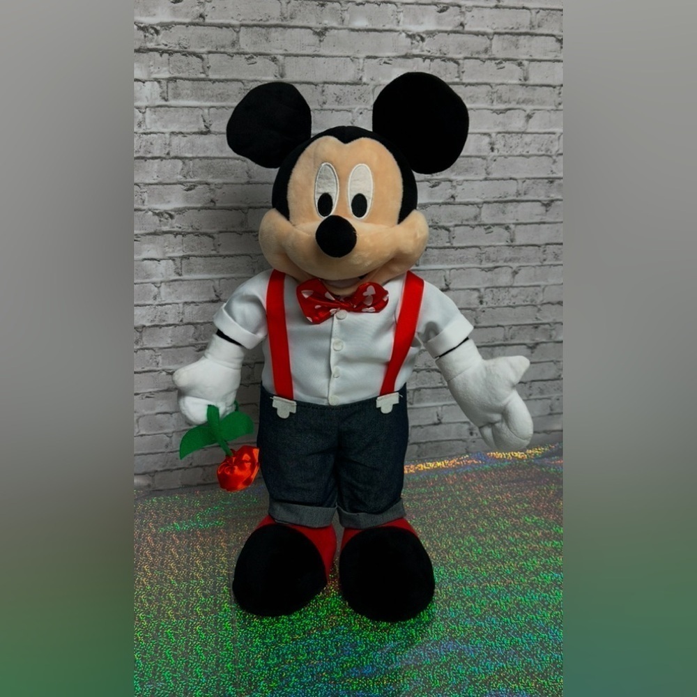Mickey Mouse Standing 22 in. Door Greeter Holding A Rose